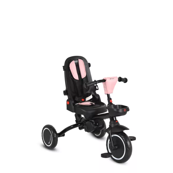 CRUZ tricikli napfénytetővel, összecsukható PINK