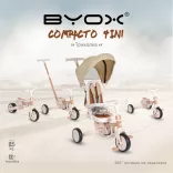 COMPACTO ÚJ 3IN1 tricikli multifunkciós, futóbiciklivé alakítható BÉZS