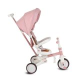 COMPACTO ÚJ 3IN1 tricikli multifunkciós, futóbiciklivé alakítható PINK