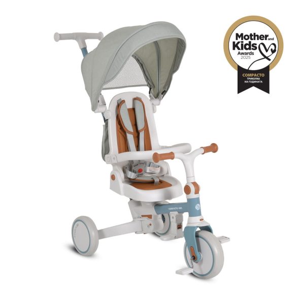 COMPACTO ÚJ 3IN1 tricikli multifunkciós, futóbiciklivé alakítható KÉK