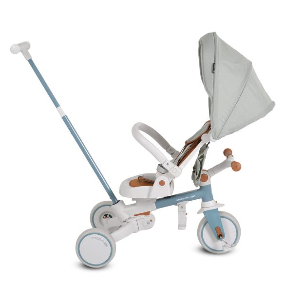 COMPACTO ÚJ 3IN1 tricikli multifunkciós, futóbiciklivé alakítható KÉK