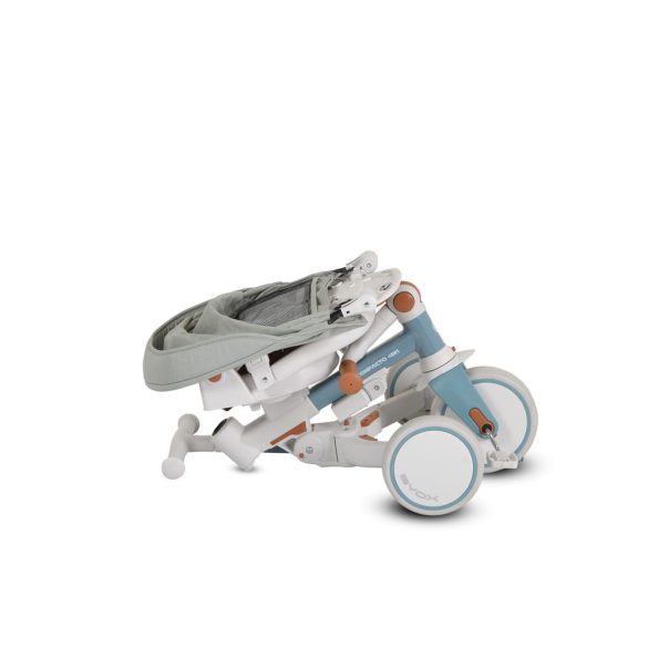 COMPACTO ÚJ 3IN1 tricikli multifunkciós, futóbiciklivé alakítható KÉK