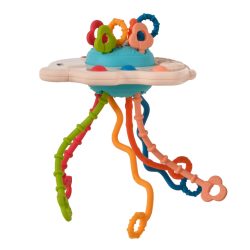   MŰANYAGJÁTÉK szilikon játék érzékszervi Elefánt BÉZS