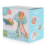 MŰANYAGJÁTÉK szilikon játék érzékszervi Elefánt BÉZS