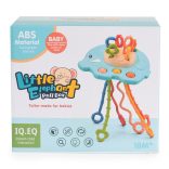 MŰANYAGJÁTÉK szilikon játék érzékszervi Elefánt BÉZS