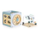 MONI activity kocka xilofonnal, drót pályával VKÉK