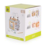 MONI activity kocka xilofonnal, drót pályával RÓZSASZÍN