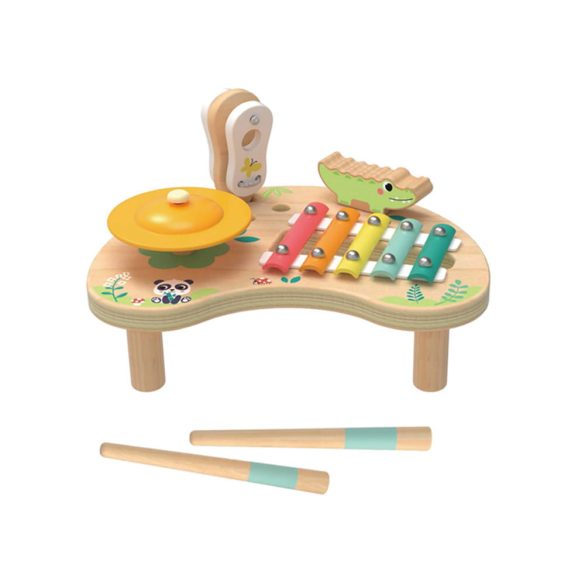 MONI fajáték music center, xilofon, ÁLLATOS