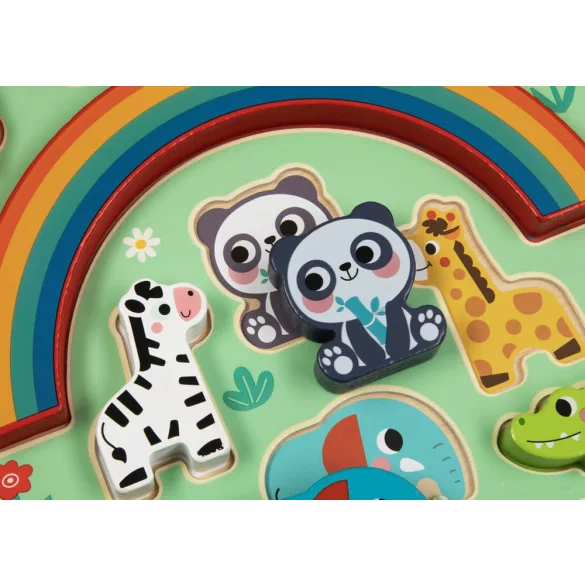 MONI 2IN1 balance puzzle ÁLLATOS/ANIMALS