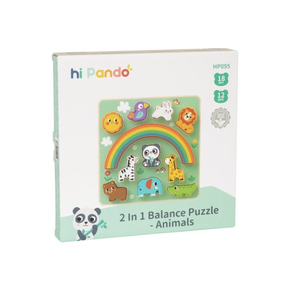 MONI 2IN1 balance puzzle ÁLLATOS/ANIMALS