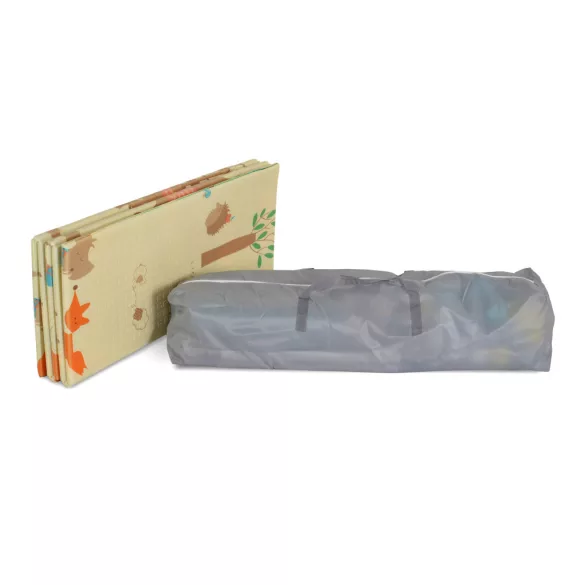 GAMEZONE járóka összecsukható szőnyeggel, 60 labdával 150x200 MENTA