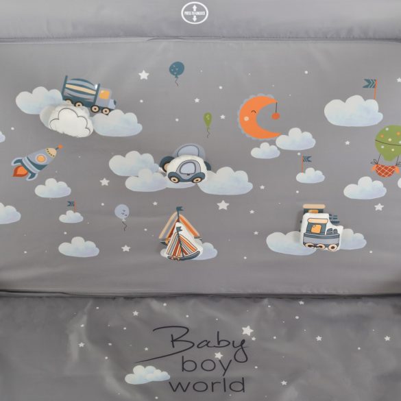 JOYZI utazójáróka összecsukható 90*90cm SZÜRKE