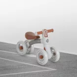 ROLLYBO mini futóbicikli 4 kerekű SZÜRKE/BARNA üléssel