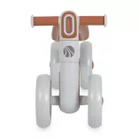 ROLLYBO mini futóbicikli 4 kerekű SZÜRKE/BARNA üléssel