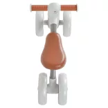 ROLLYBO mini futóbicikli 4 kerekű SZÜRKE/BARNA üléssel