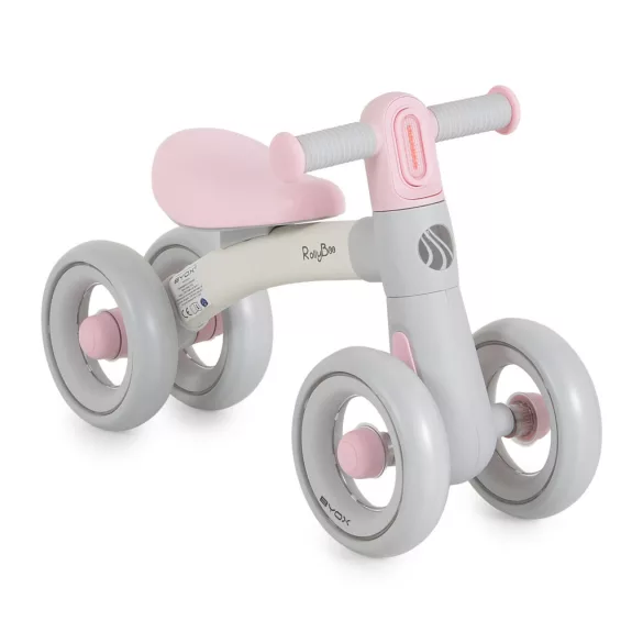 ROLLYBO mini futóbicikli 4 kerekű PINK