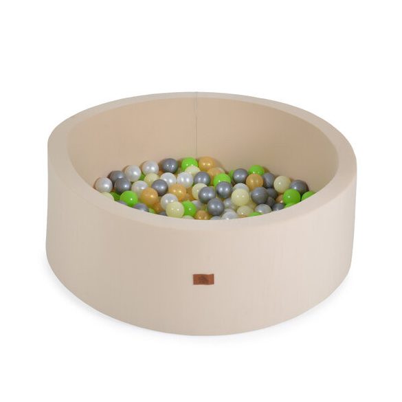 LABDAMEDENCE 90 cm 200db 5,5cm ZÖLD labdával BÉZS