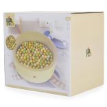 LABDAMEDENCE 90 cm 200db 5,5cm ZÖLD labdával BÉZS