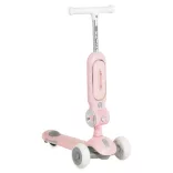 STREETPRO roller 2in1 üléssel, zenél, 30kg-ig PINK