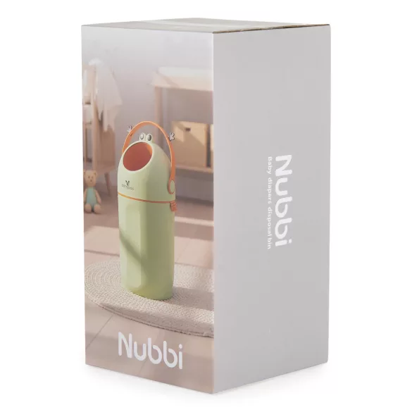 NUBBI pelenkatároló kuka FEHÉR