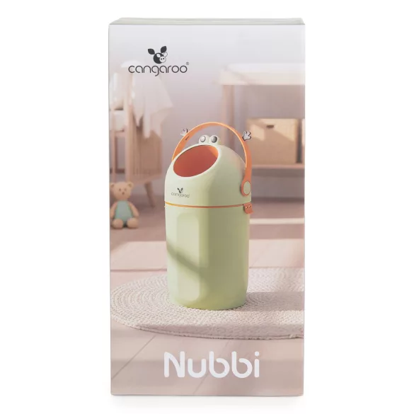 NUBBI pelenkatároló kuka ZÖLD