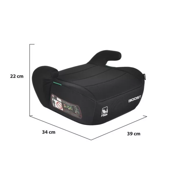 BOOST Prémium autós ülésmagasító 125-150cm FEKETE