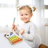 Fajáték xilofon színes PANDA