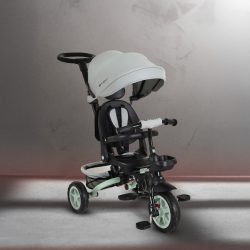 EXPLORE tricikli összecsukható tolókaros ZÖLD