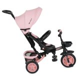 EXPLORE tricikli összecsukható kormányos PINK