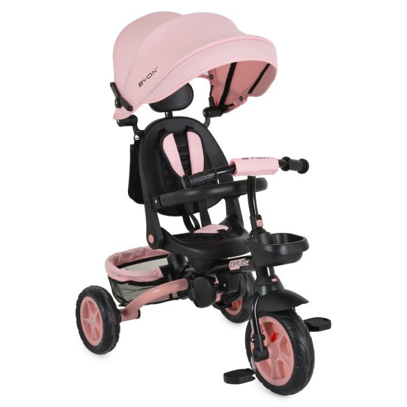 EXPLORE tricikli összecsukható kormányos PINK