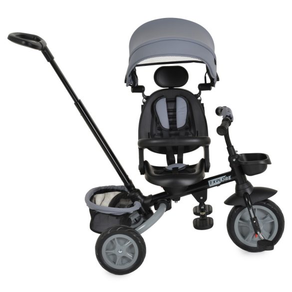 EXPLORE tricikli összecsukható kormány S.SZÜRKE