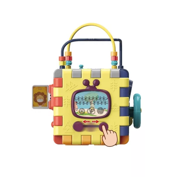 MONI montessori kocka KÉK