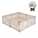 GAMEZONE  járóka szőnyeggel, 60 labdával 150x200 VILÁGOS BÉZS