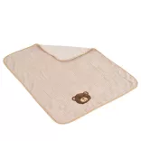 TAKARÓ Honey Bear macifejjel 90x75cm BÉZS