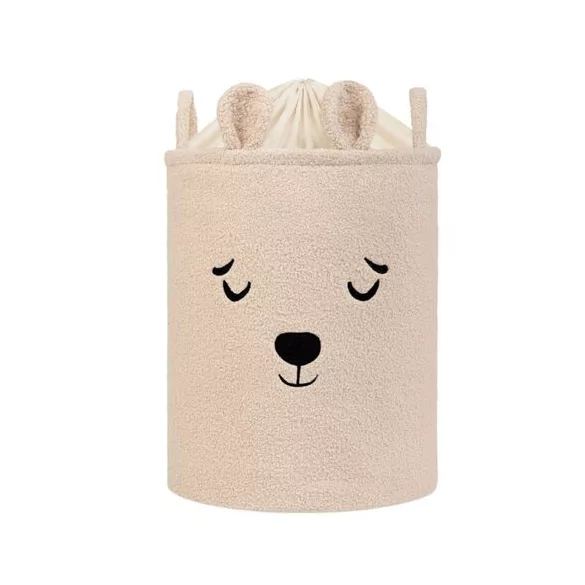 NORI prémium játéktároló kosár XL méret 35x45cm BÉZS