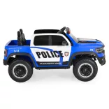 BO RAM MAMMOTH elektromos rendőrautó hangos bemondóval 107cm 2 motoros KÉK