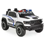 BO RAM MAMMOTH elektromos rendőrautó hangos bemondóval 107cm 2 motoros FEHÉR