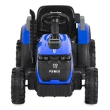 BO TERRON traktor 4 kerekű trélerrel 12V két motoros KÉK