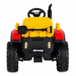 BO TERRON traktor 4 kerekű trélerrel 12V két motoros PIROS