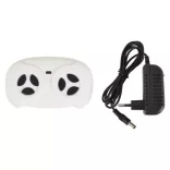 BO TERRON traktor 4 kerekű trélerrel 12V két motoros PIROS