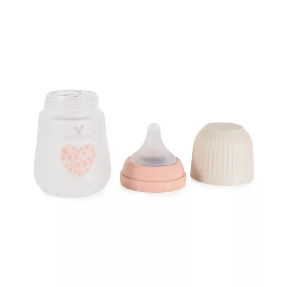 AMORI üveg cumisüveg széles szájú 180ml anticolic PINK