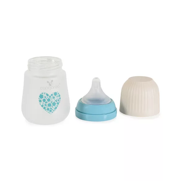 AMORI üveg cumisüveg széles szájú 180ml anticolic KÉK