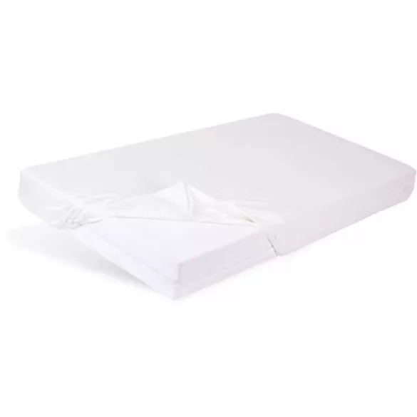 Lepedő kiságyba  gumis szegéllyel 60x120-70x140cm FEHÉR