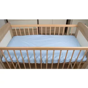 Lepedő kiságyba  gumis szegéllyel 60x120-70x140cm V KÉK 