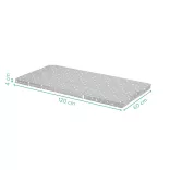 Fillikid utazóágy matrac 120x60x4cm-Szürke