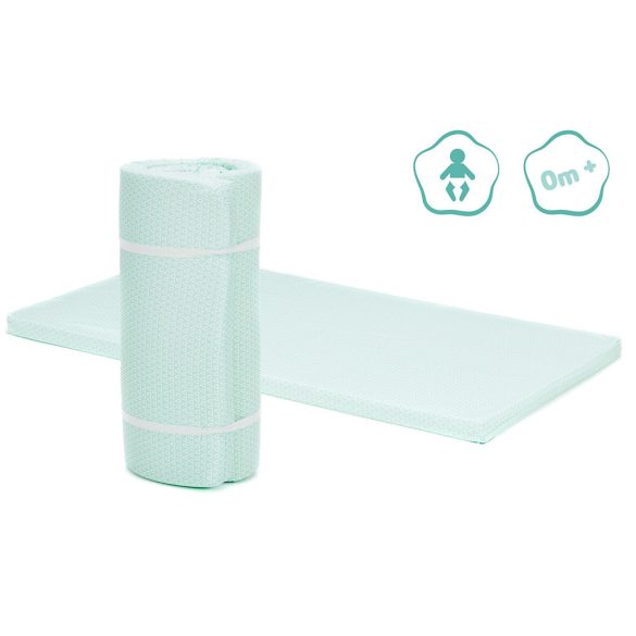 Fillikid utazóágy matrac 120x60x4cm-Green