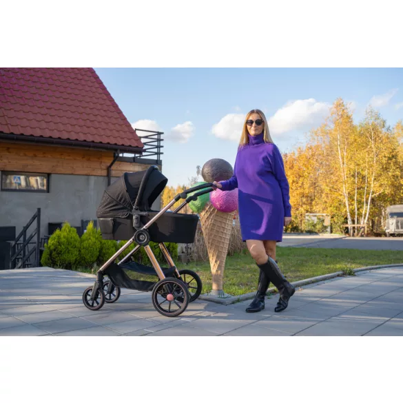 Zokky Ozz multifunkciós babakocsi 2in1 - Black