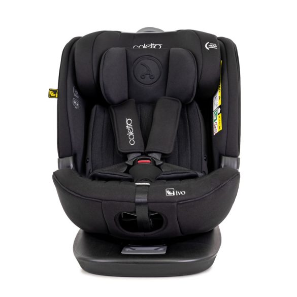 Coletto Ivo i-Size 40-150cm biztonsági gyerekülés-Black