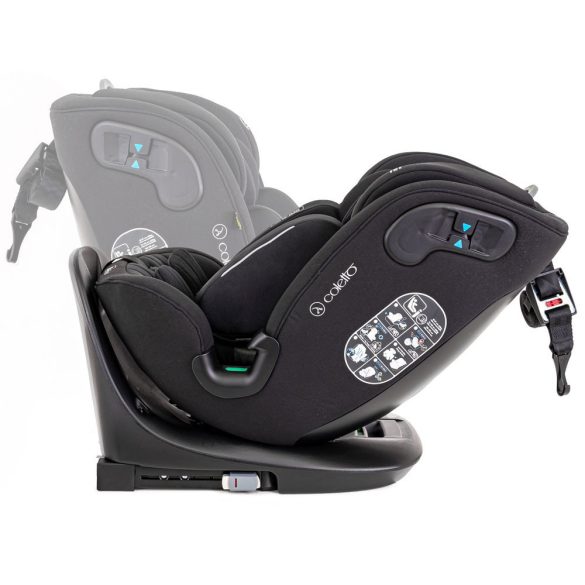 Coletto Ivo i-Size 40-150cm biztonsági gyerekülés-Black