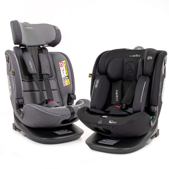 Coletto Ivo i-Size 40-150cm biztonsági gyerekülés-Black